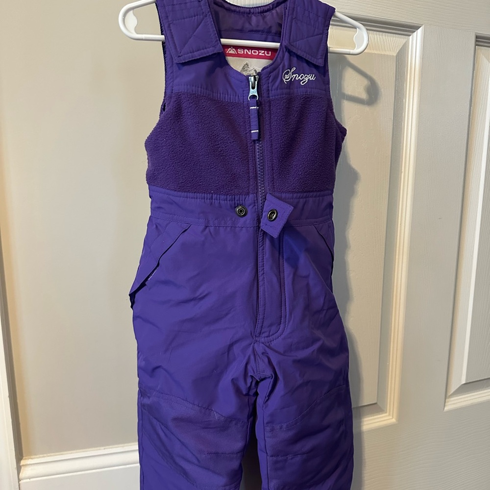 Snozu 2t Bib Style Purple Snowsuit